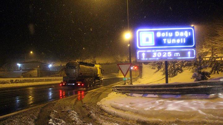 Bolu Da'nda kar ya yeniden balad