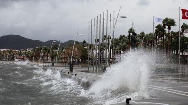 Meteorolojiden Ege Denizinde frtna uyars yapld