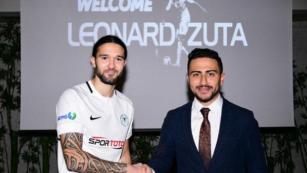 26 yandaki Makedon futbolcu Leonard Zuta resmen Konyaspor'da