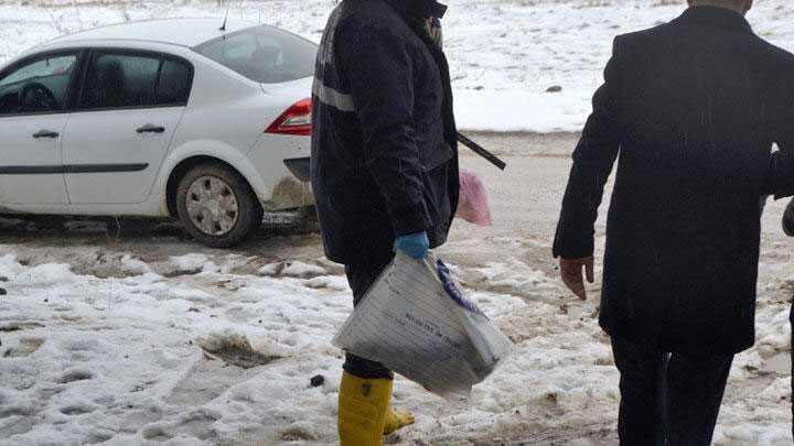 Ormanda dehet: Gazete kadna sarl halde buldu 