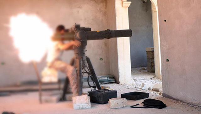 Terr rgt YPG/PKK ABD yapm anti-tank fzesiyle SOya saldrd