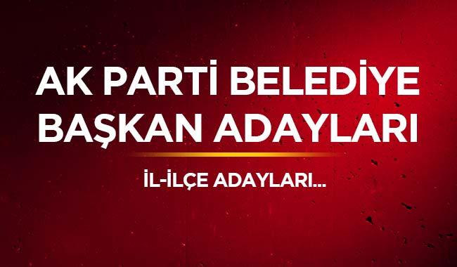 AK Parti ile belediye bakan adaylar 2019 AK Parti belediye bakan adaylar isim listesi!