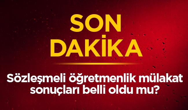 Szlemeli retmenlik 2019 mlakat sonular mlakat sonular tarihi son dakika MEB aklamas