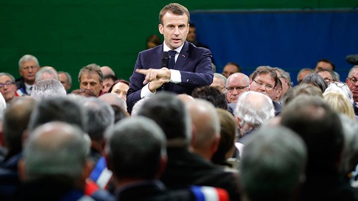 Macron Byk Ulusal Danma srecini balatt