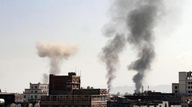 Koalisyon glerinden Sana'ya youn hava saldrs
