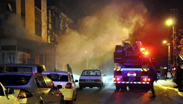 Ankara’da fırın yangını