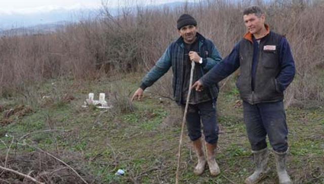 Denizli'de bidon ierisinde bebek cesedi bulan obanlar o anlar anlatt