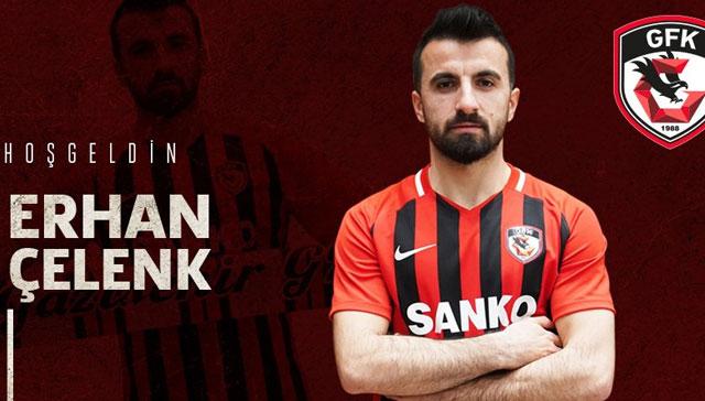 Erhan elenk Erzurumspor'dan ayrld Gaziehir Gaziantep'e imza att