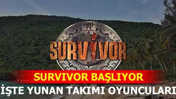 Son Dakika... 2019 Survivor Yunan takm oyuncular kimler" te Survivor kadrosu 