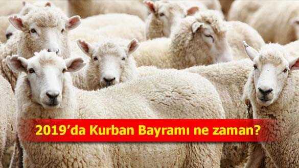 2019da Kurban Bayram ne zaman" Kurban Bayram ayn kanda ka gn tatil" 