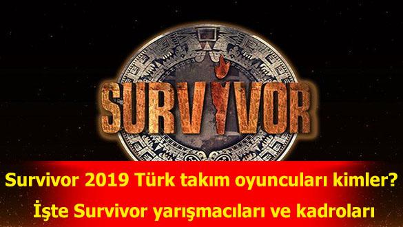 2019 Survivor oyuncular kimler" te Survivor yarmaclar ve kadrolar 