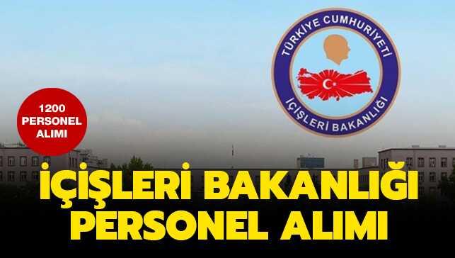ileri Bakanl 1200 memur alm yaplacak!