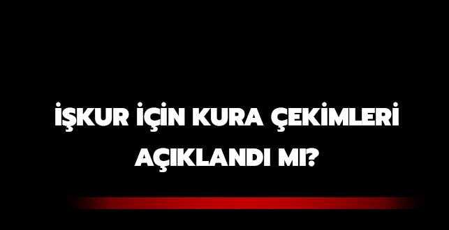 14-15 ubat kura sonular sorgulama - KUR iin kura ekimleri son dakika akland m" 