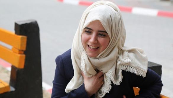 Trk renci Rukiye Gazze'de yksek lisans yapan ilk yabanc oldu