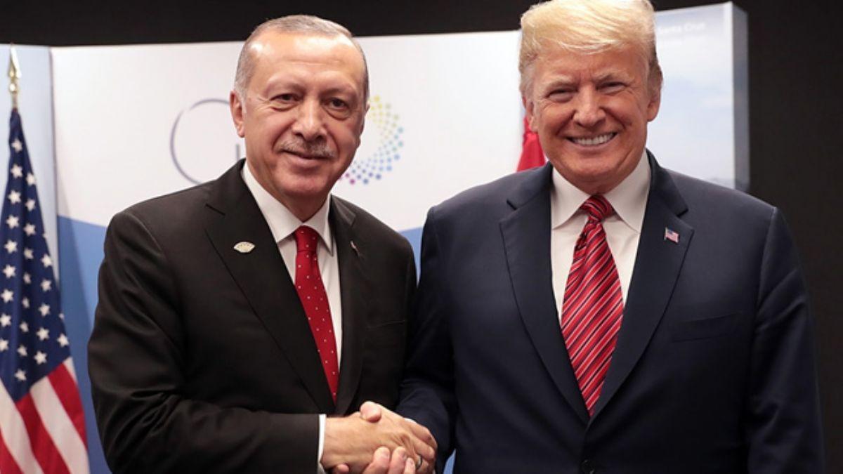 Cumhurbakan Erdoan, ABD Bakan Trump ile telefonda grt