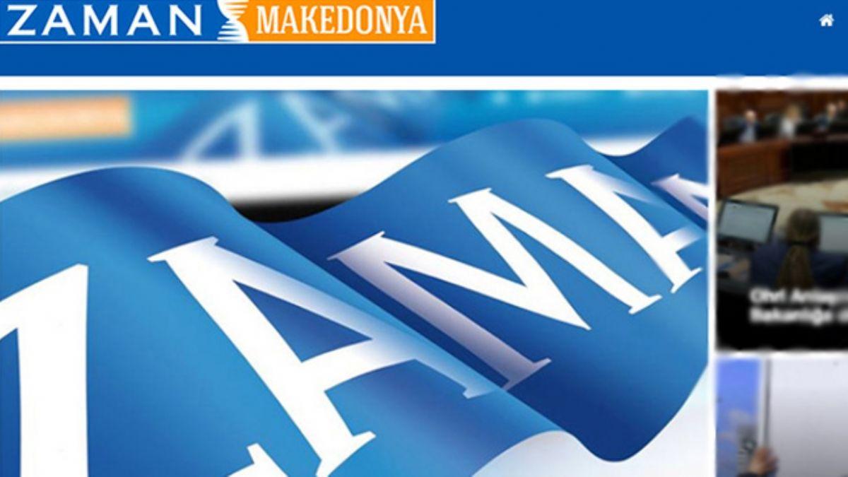 FET'nn Kuzey Makedonya'daki Zaman gazetesi kapanyor