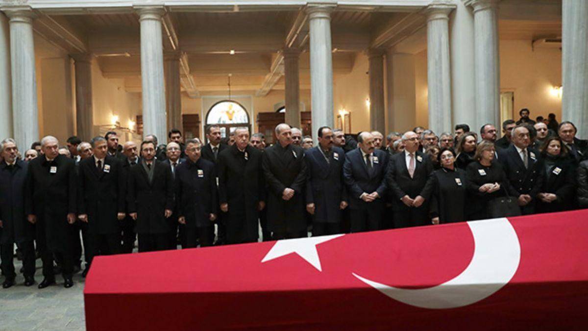 Bakan Erdoan, Tarihi Kemal Karpat'n cenaze treninde konutu
