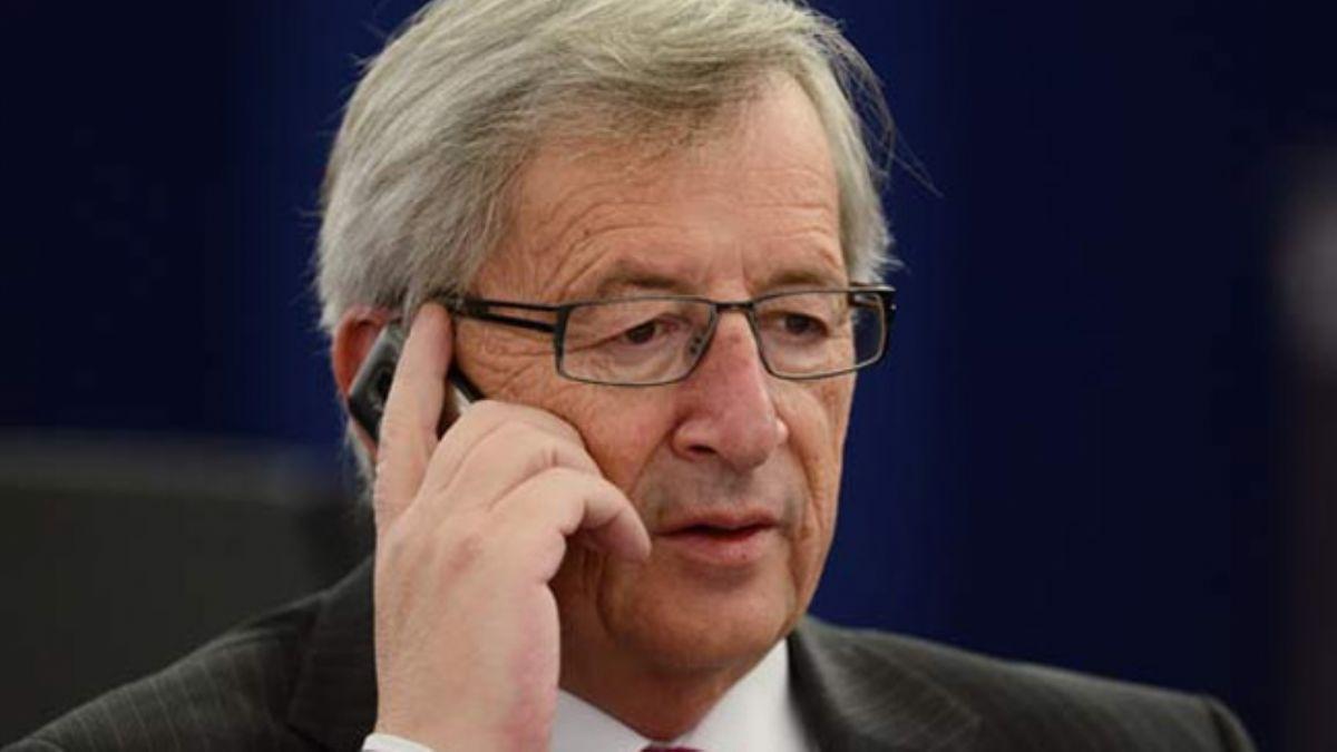 AB Komisyonu Bakan Juncker krsde eiyle konutu