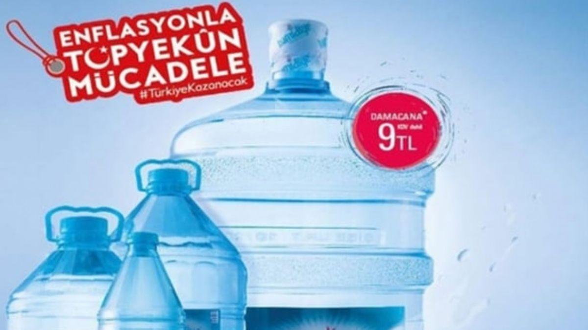Hamidiye'den su fiyatlarn dengeleyecek kampanya 19 litre 9 TL