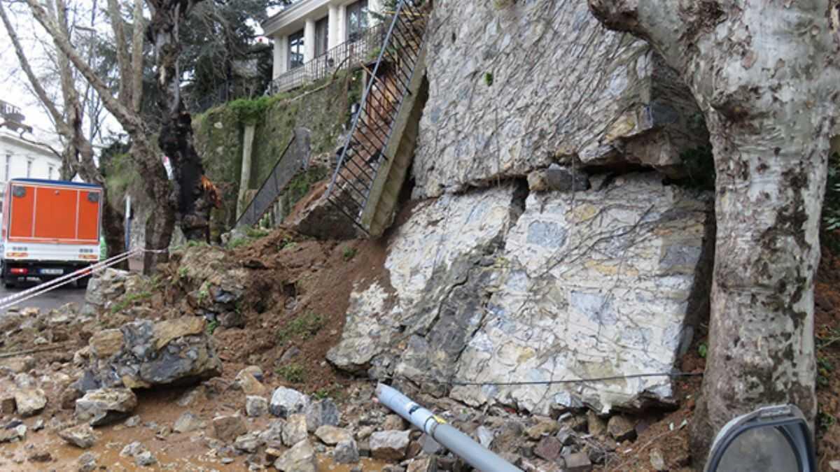 Son Dakika! Beykoz Kanlca'da istinat duvar kt
