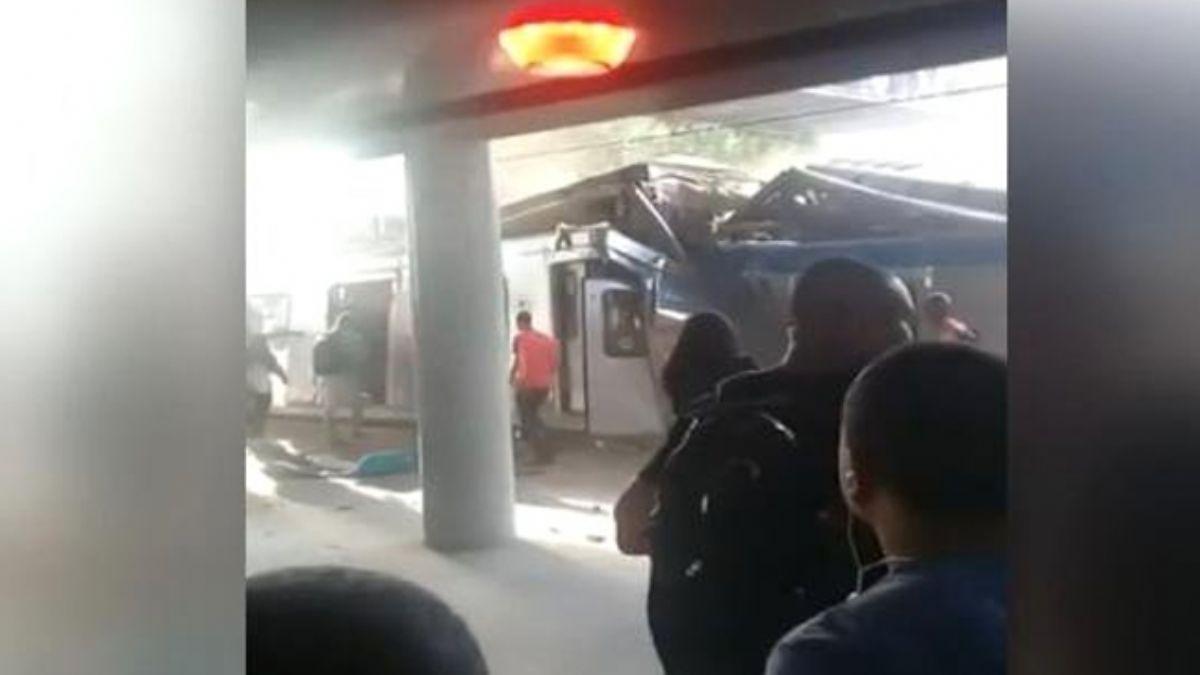 Brezilya'da tren kazas: Makinist ld, 8 kii yaraland