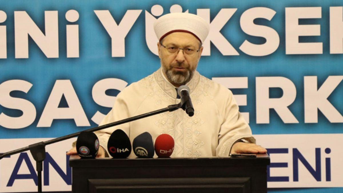 Diyanet leri Bakan Prof. Dr. Erba: Dinin istismar edilmesini nleyecek olan biziz