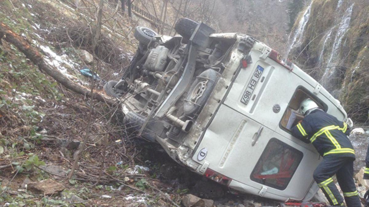 Giresun'da rencileri tayan ara kaza yapt: ok sayda yaral var