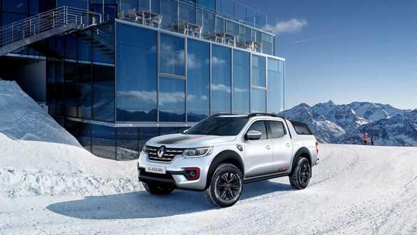 Renault pick-up’ına buzullara özel donanım