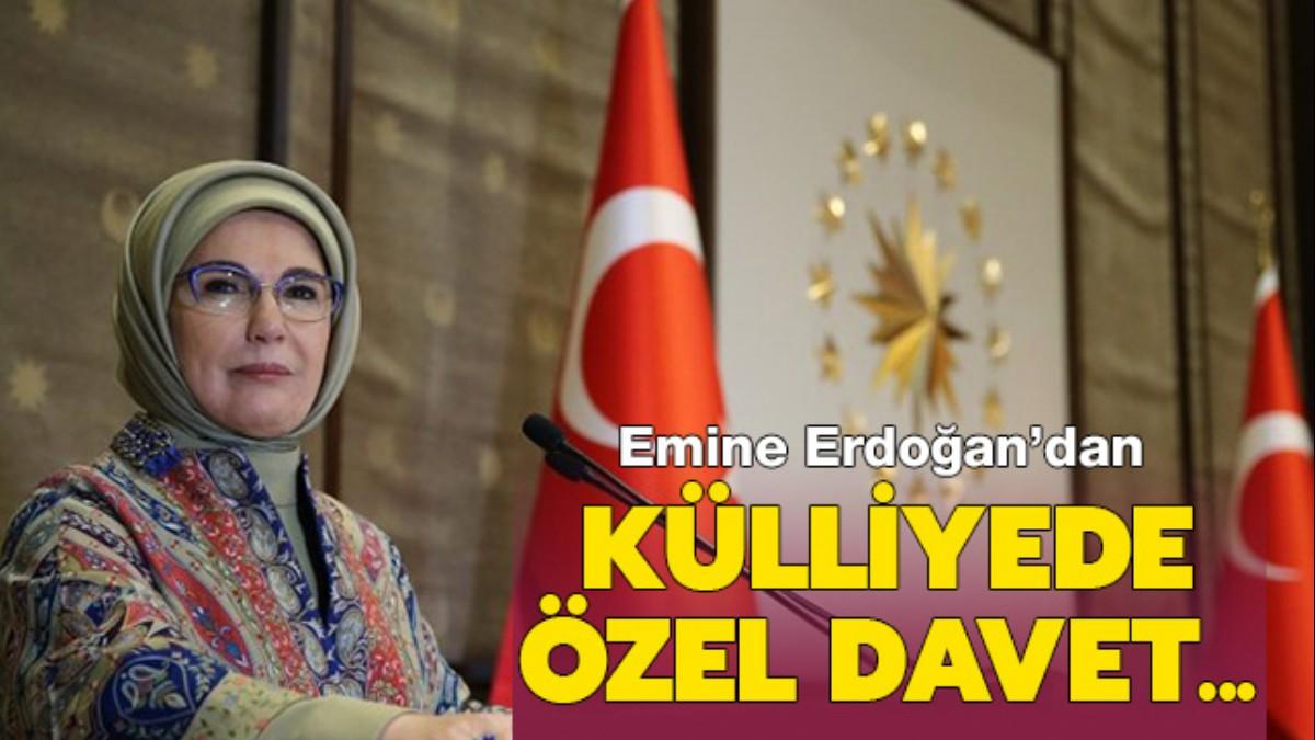 Emine Erdoan'dan Klliyede 8 Mart Dnya Kadnlar Gn'ne zel yemek