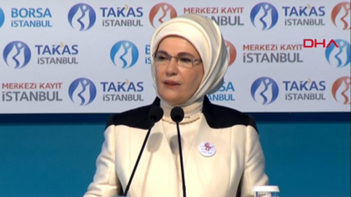 Emine Erdoan: 2023'e kadar kadnlarn i gcne katlm orannda hedefimiz yzde 41