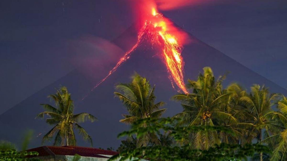 Mayon Yanarda'nda, son 24 saat iinde en az 6 volkanik deprem meydana geldi