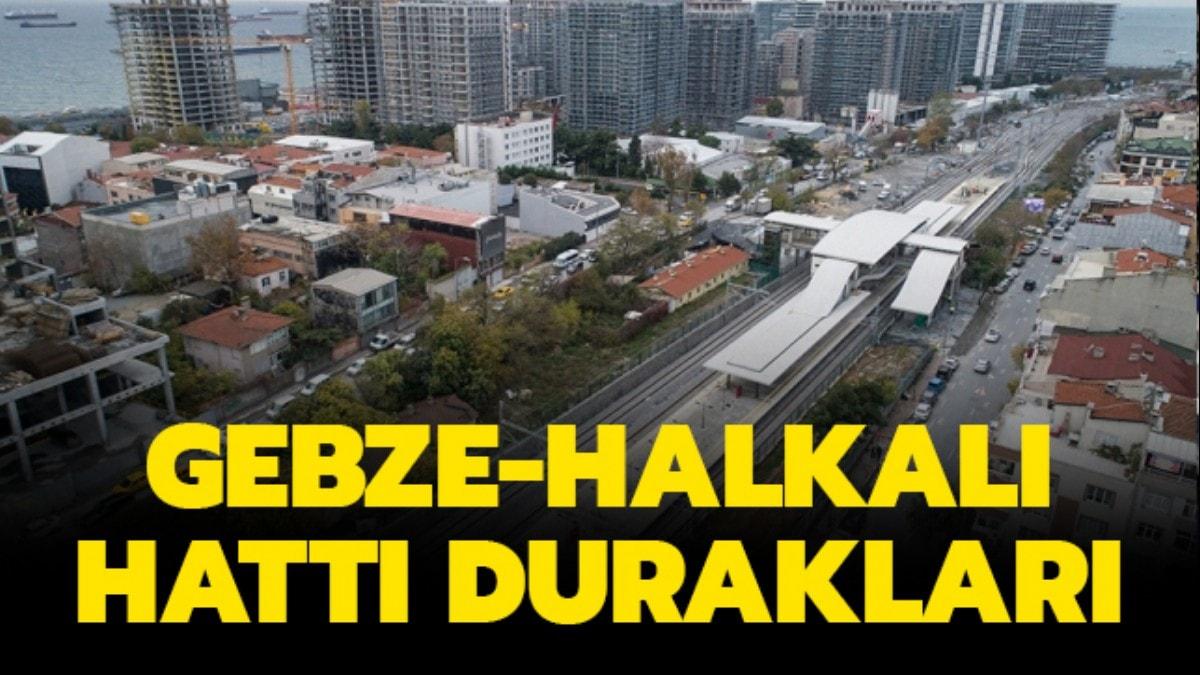 Gebze Halkal tren hatt duraklar gzergah nedir" Gebze Halkal hatt ald m"