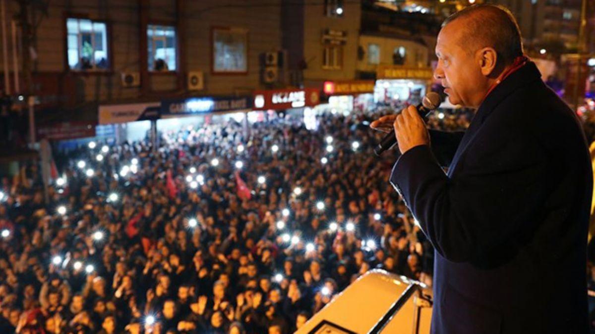 Cumhurbakan Erdoan: Bizim vatansever, milliyetperver olmaktan baka gayemiz olamaz