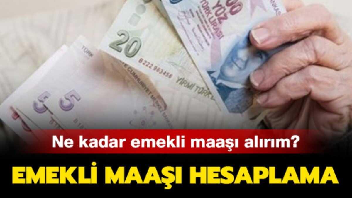 Emekli maa hesaplama nasl yaplr"