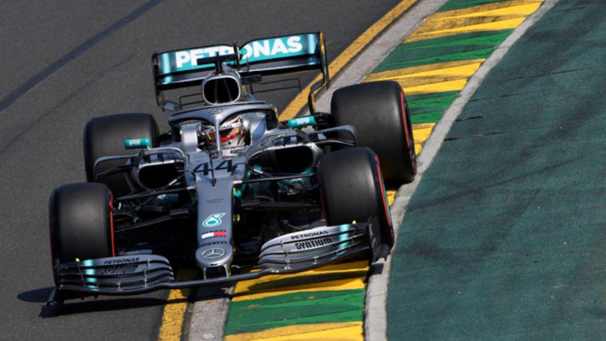 Formula 1'de sezonun ilk yarnda pole pozisyonu Lewis Hamilton'n