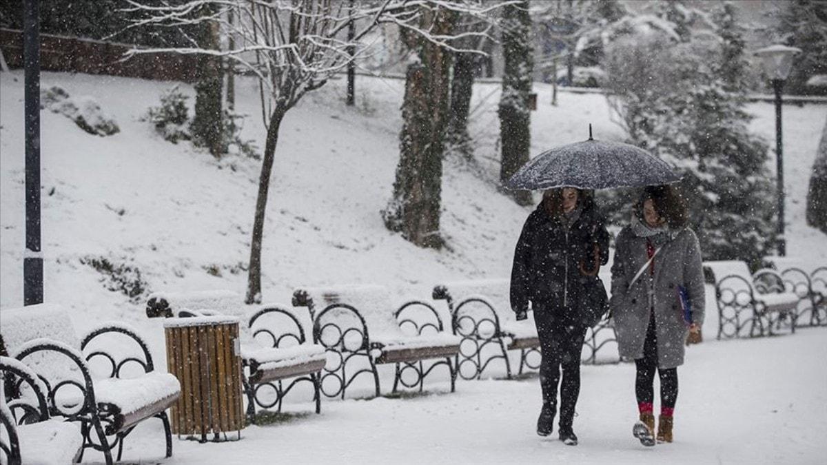 Meteoroloji'den son tahmin: Kar ve yamur uyars geldi