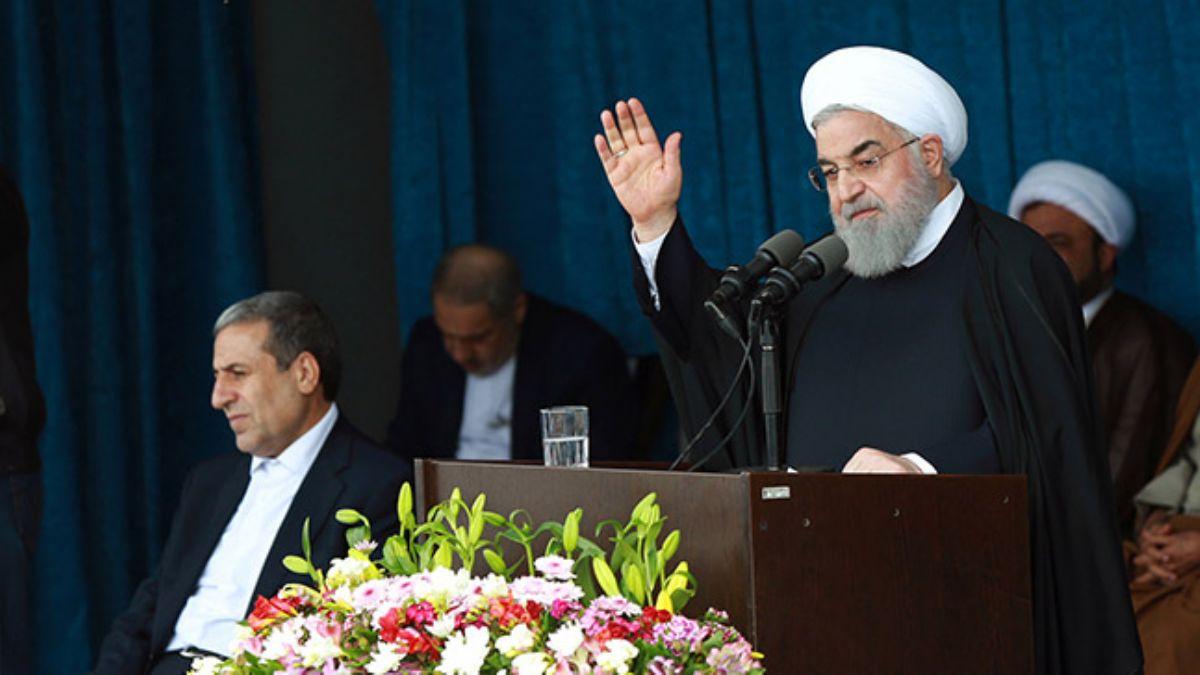  ran Cumhurbakan Hasan Ruhani: ran komularyla i birliini artrmann abas iinde