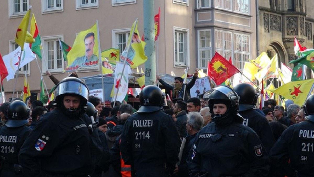 Almanya'da PKK yandalar devlet radyo televizyonunu igale kalkt