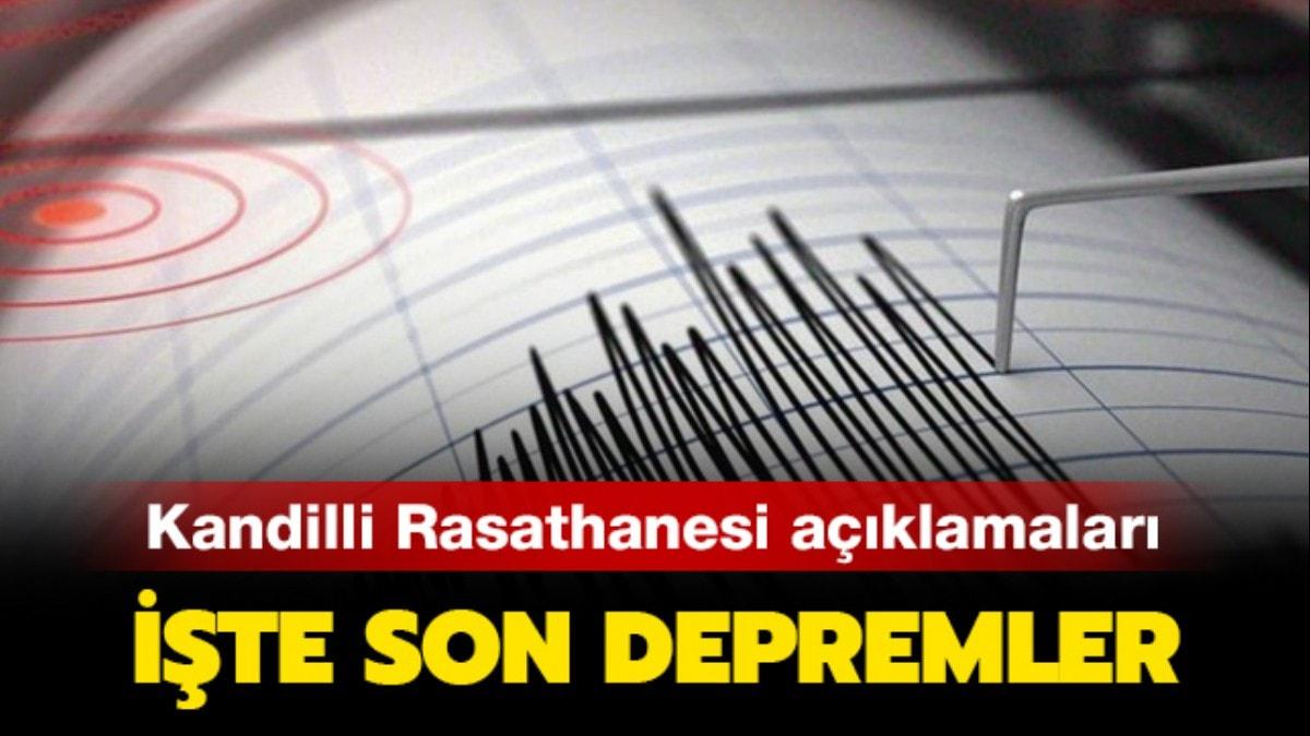 Son depremler: Denizli'de baka deprem oldu mu"