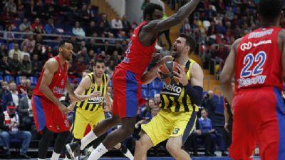 Fenerbahe Beko, deplasmanda CSKA Moskova'ya 70-68 malup oldu