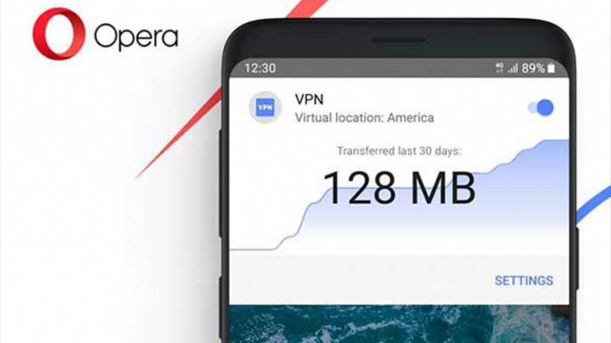 Opera taraycsnn Android uygulamasna dahili VPN zellii geldi