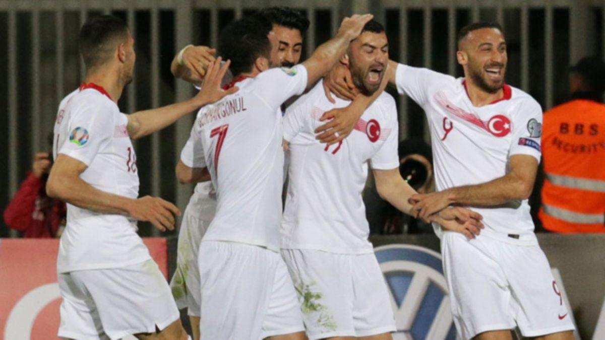 A Milli Futbol Takm deplasmanda Arnavutluk'u 2-0 malup etti