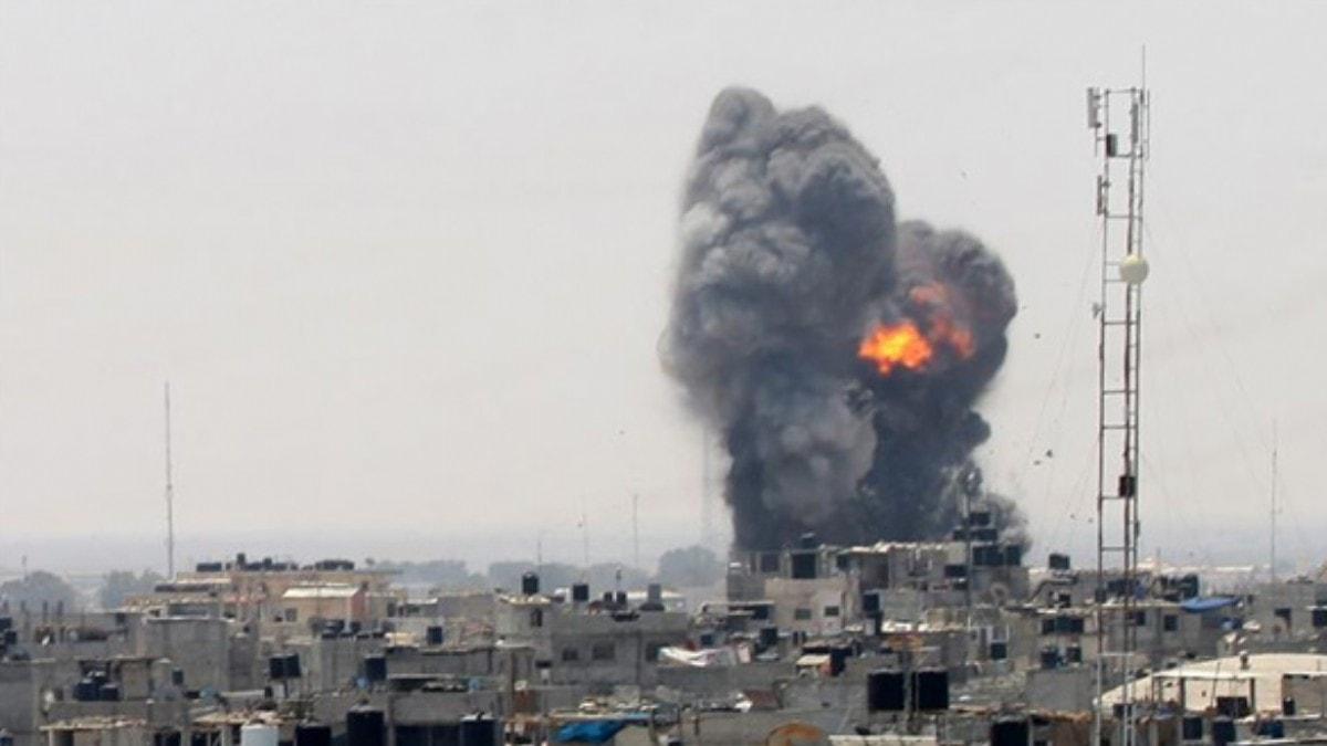 srail'den Gazze'ye hava saldrs