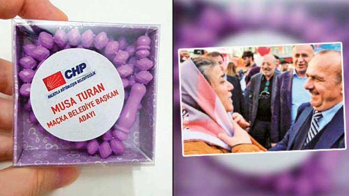 CHP'li adaydan semene tespih