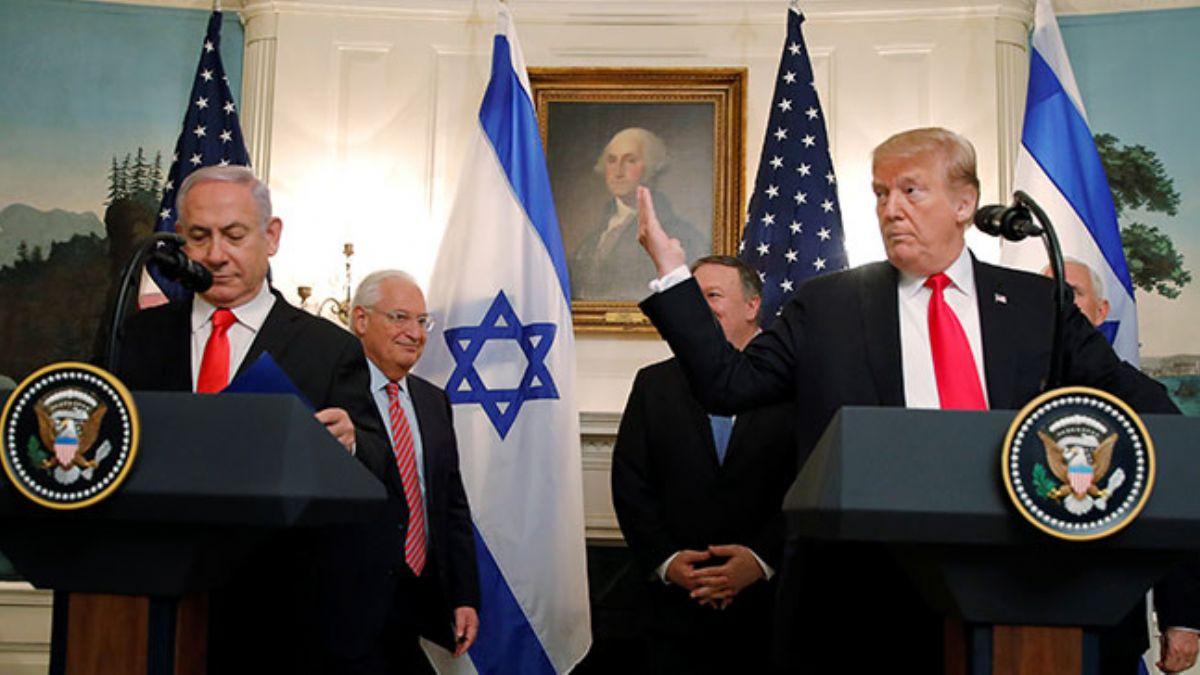 ABD Bakan Trump, Golan Tepeleri igalini tanyan imzay att  