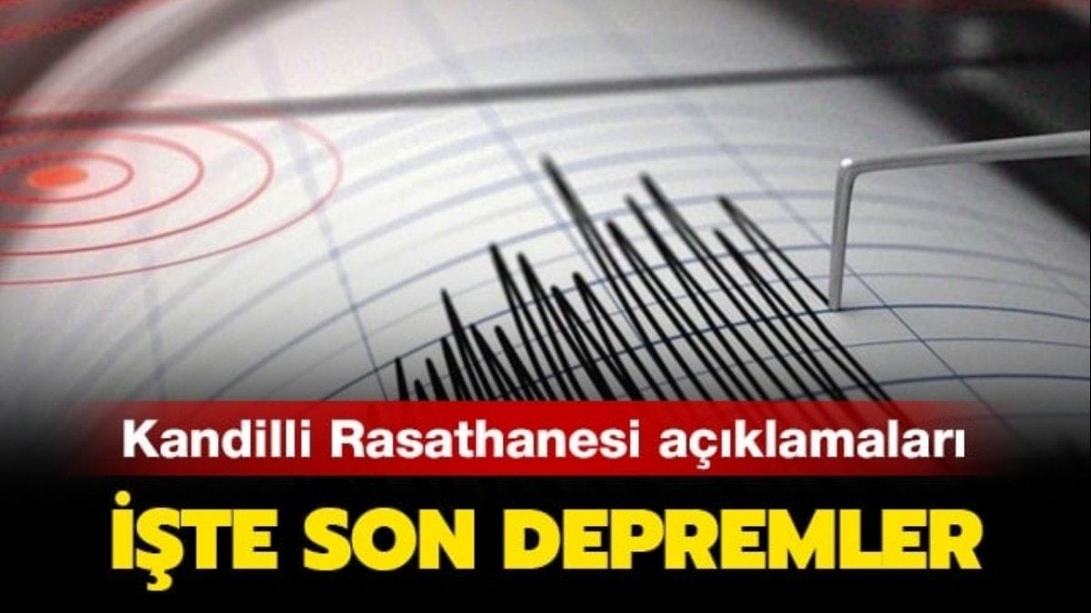 kandilli rasathanesi son depremler listesi denizli acipayam son dakika deprem mi oldu