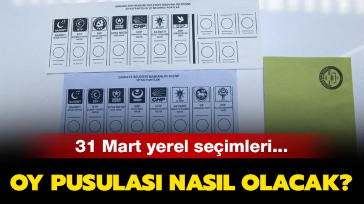 Oy pusulas nasl kullanlr" 31 Mart 2019 ka tane oy kullanacaz"