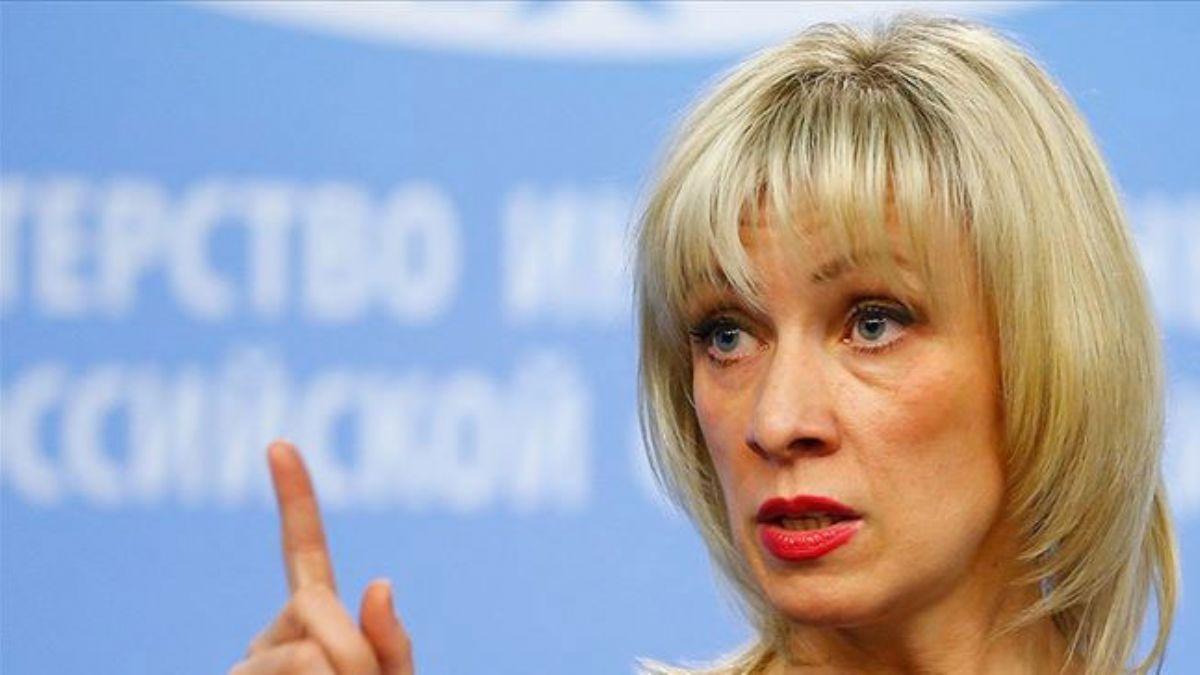 Rusya Dileri Bakanl Szcs Zaharova: ncelikle ABD'nin Suriye'den kmas gerekiyor