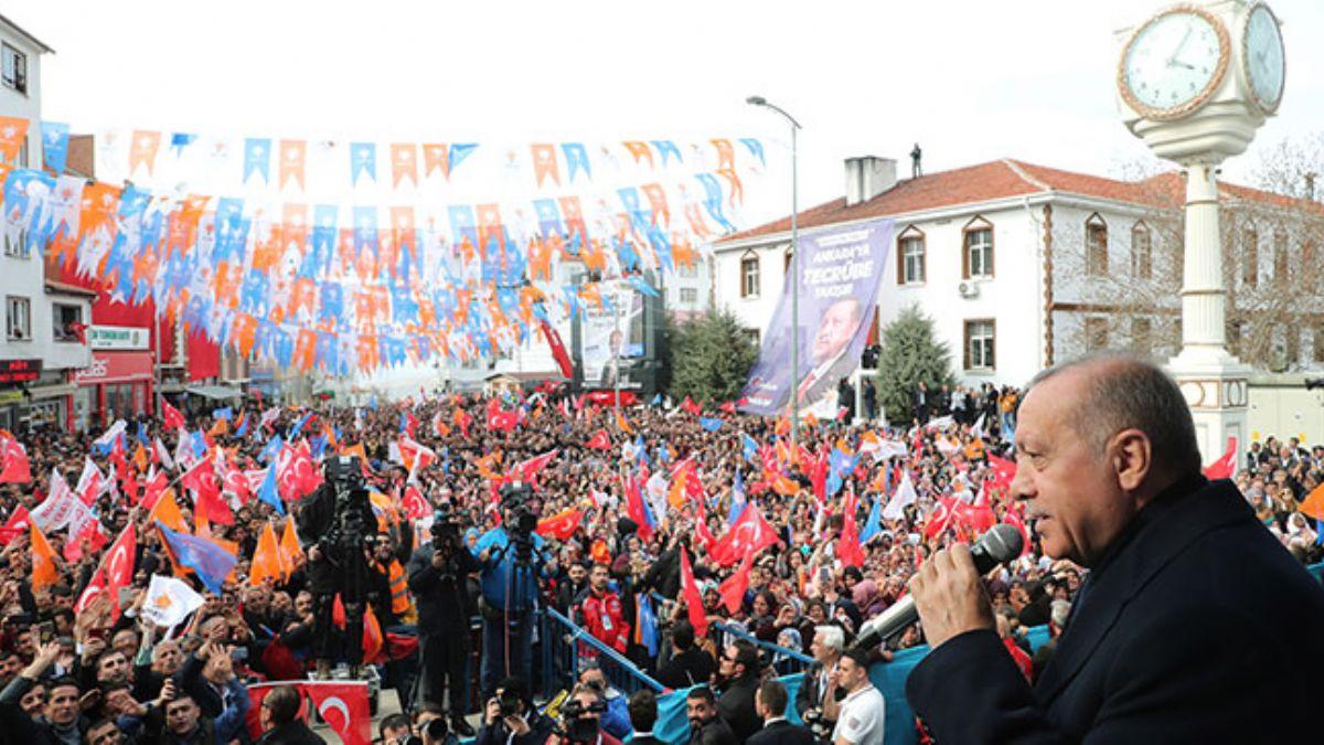 Bakan Erdoan: imdi birileri diyor ki Pazar gn bir intikam seimidir, be ahmak, neyin intikam"