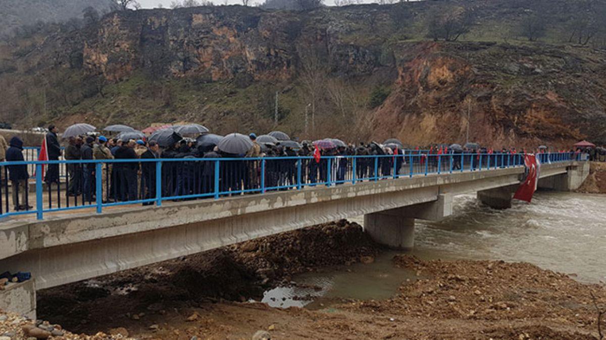 Tunceli'de kyllerin 80 yllk kpr zlemi sona erdi 